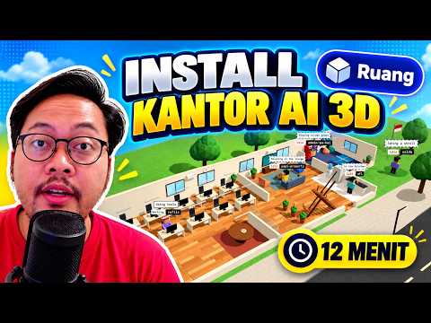 12 Menit Ngerti Cara Install Kantor Virtual 3D untuk AI Agent